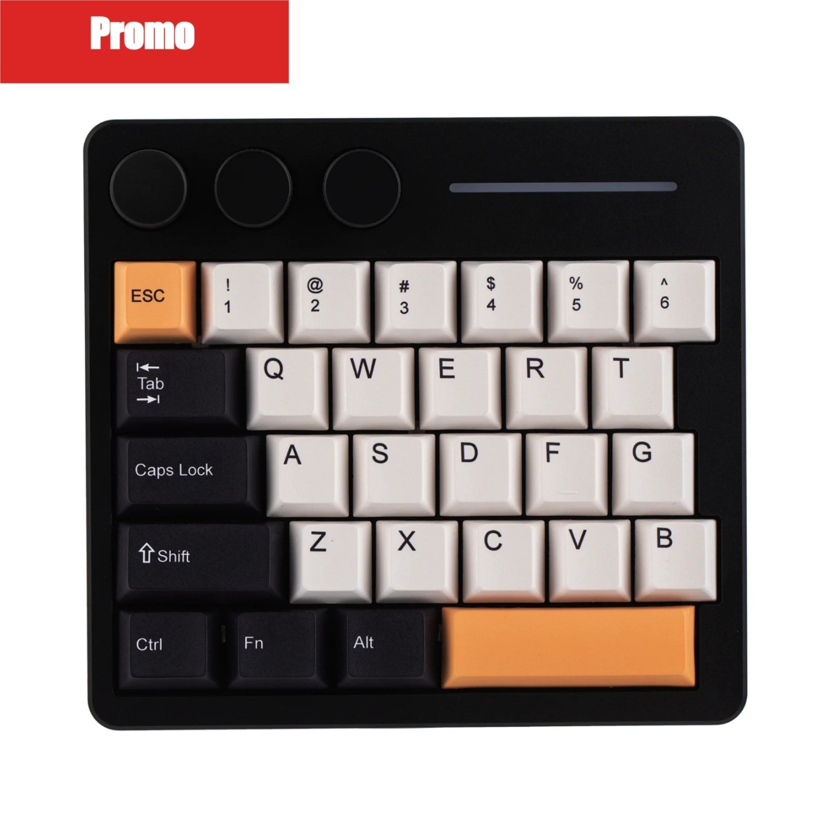 KiiBOOM Cybrix 29 Hall Effect Gaming Keyboard 29 Key 3 Knob 8KHz CNC