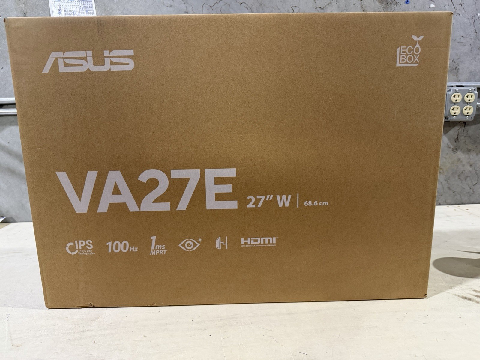 ASUS VA27EHF 27" 1920x1080 FHD 1ms 100Hz Adaptive Sync Gaming Monitor