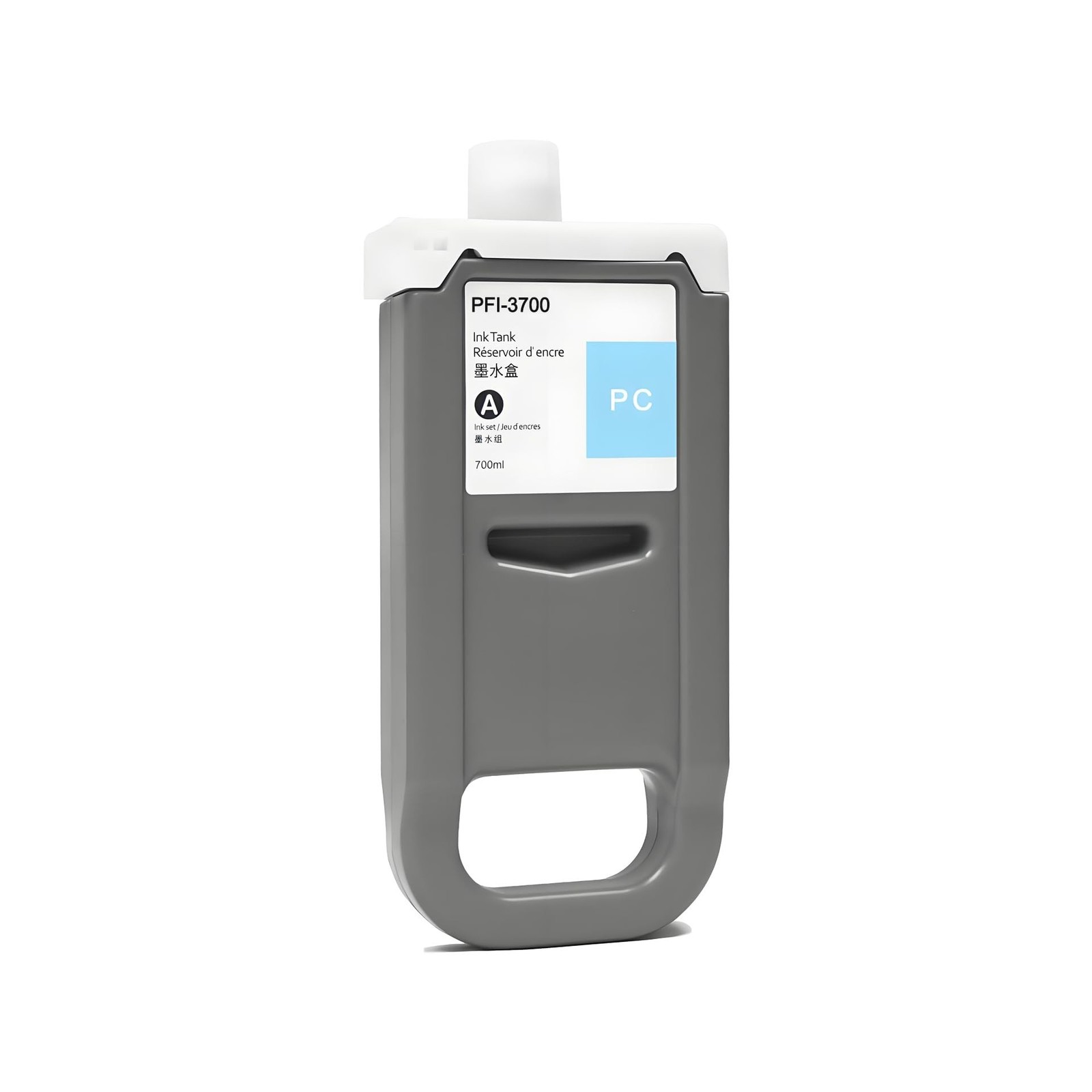 PFI-3700 Ink Cartridge 700ml Photo Cyan Pigment PFI3700 Inks Tank Compatible ...