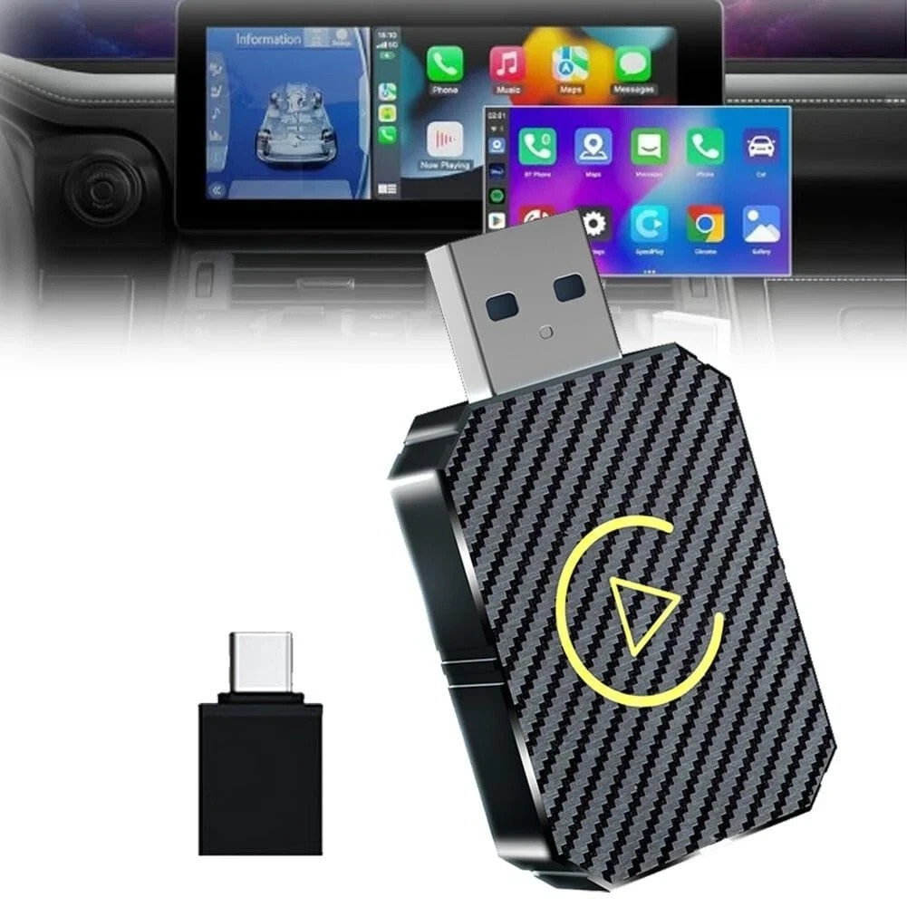 USB Auto Wireless CarPlay Adapter For iPhone Wireless Dongle Plug ＆ Play