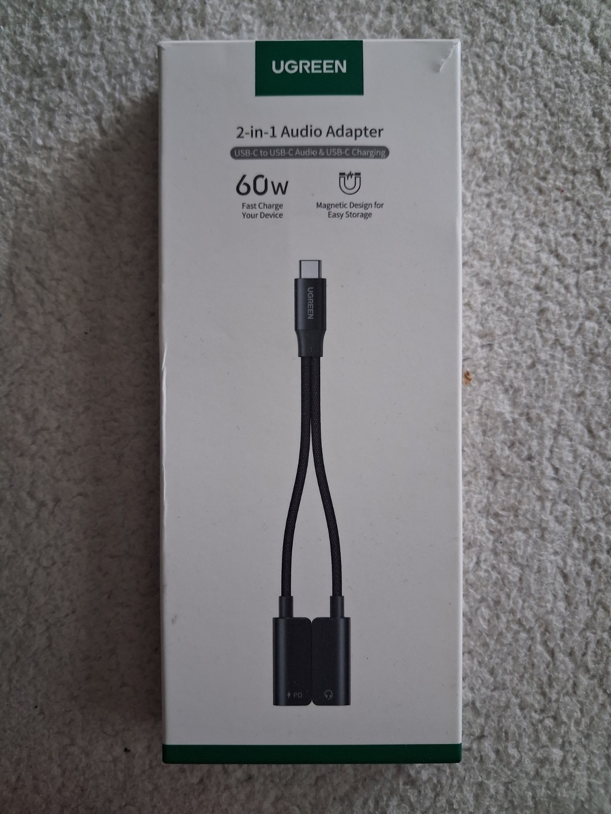 UGreen 2 In 1 Audio Adapter Usb-c To USB- C