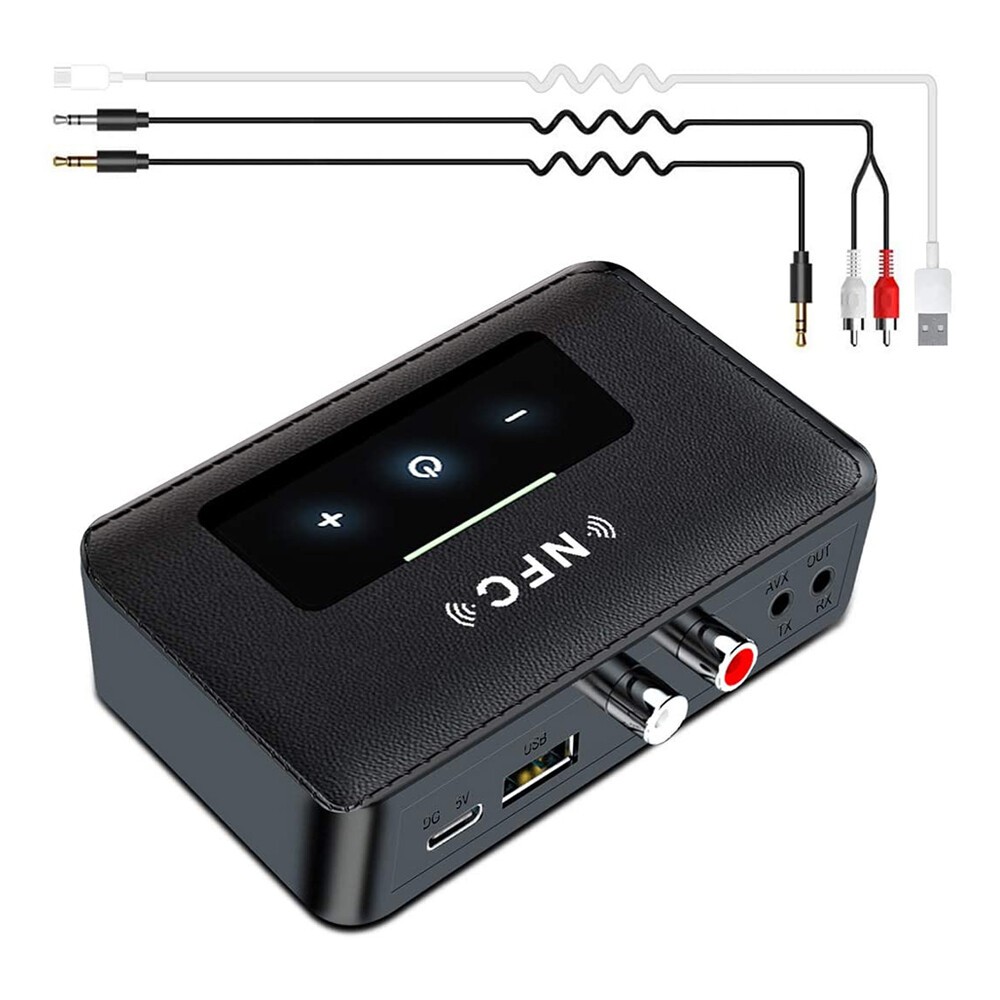 Upgrade Your Sound with this Bluetooth 5.0 Receiver Aux NFC Adapter, USB Dongle