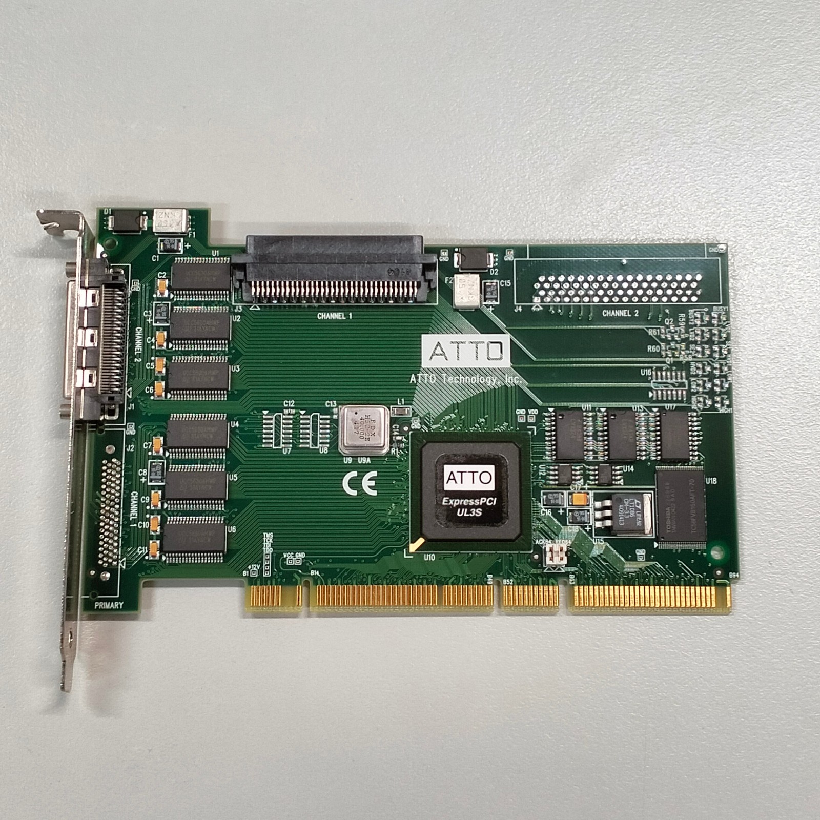 Atto Technology Express PCI Ultra 3 SCSI Card 630-4368 0079-PCBX-001 PowerMac G3