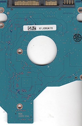 MK5076GSXN, HDD2L52 B UL01 B, G002706A, Toshiba SATA 2.5 Circuit Board (PCB)