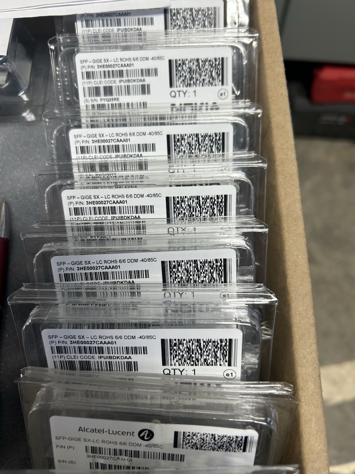 Nokia 3HE00027CAAA01 SFP-GIGE SX-LC 1000BASE-SX DDM -40/85°C - NEW SEALED