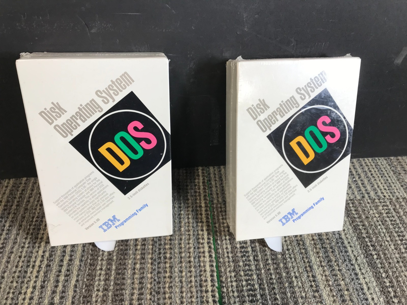 X2) Microsoft MS DOS 5.0 IBM 3.5 inch Diskettes IBM and Compatibles  NIB NOS**