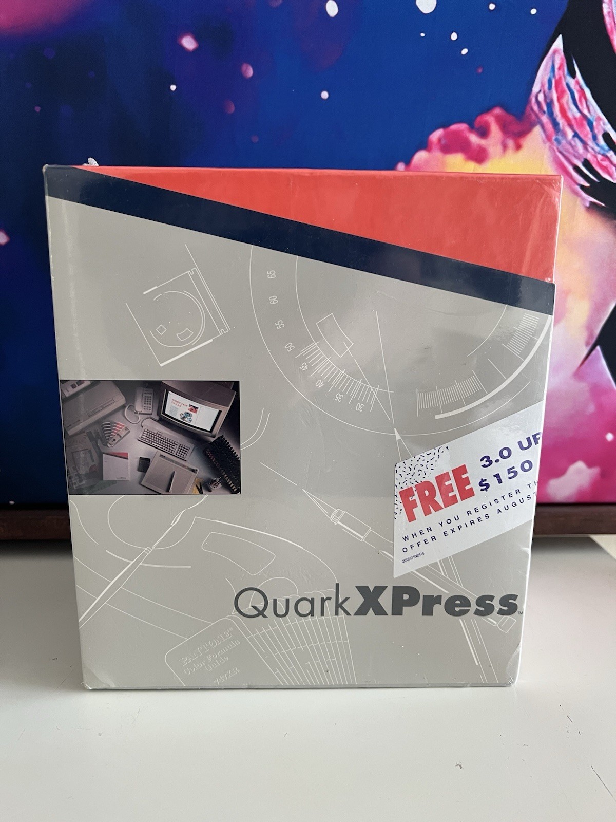 Vintage QuarkXPress 2.12 Apple Macintosh Software 5 Floppy Disks Box Manuals