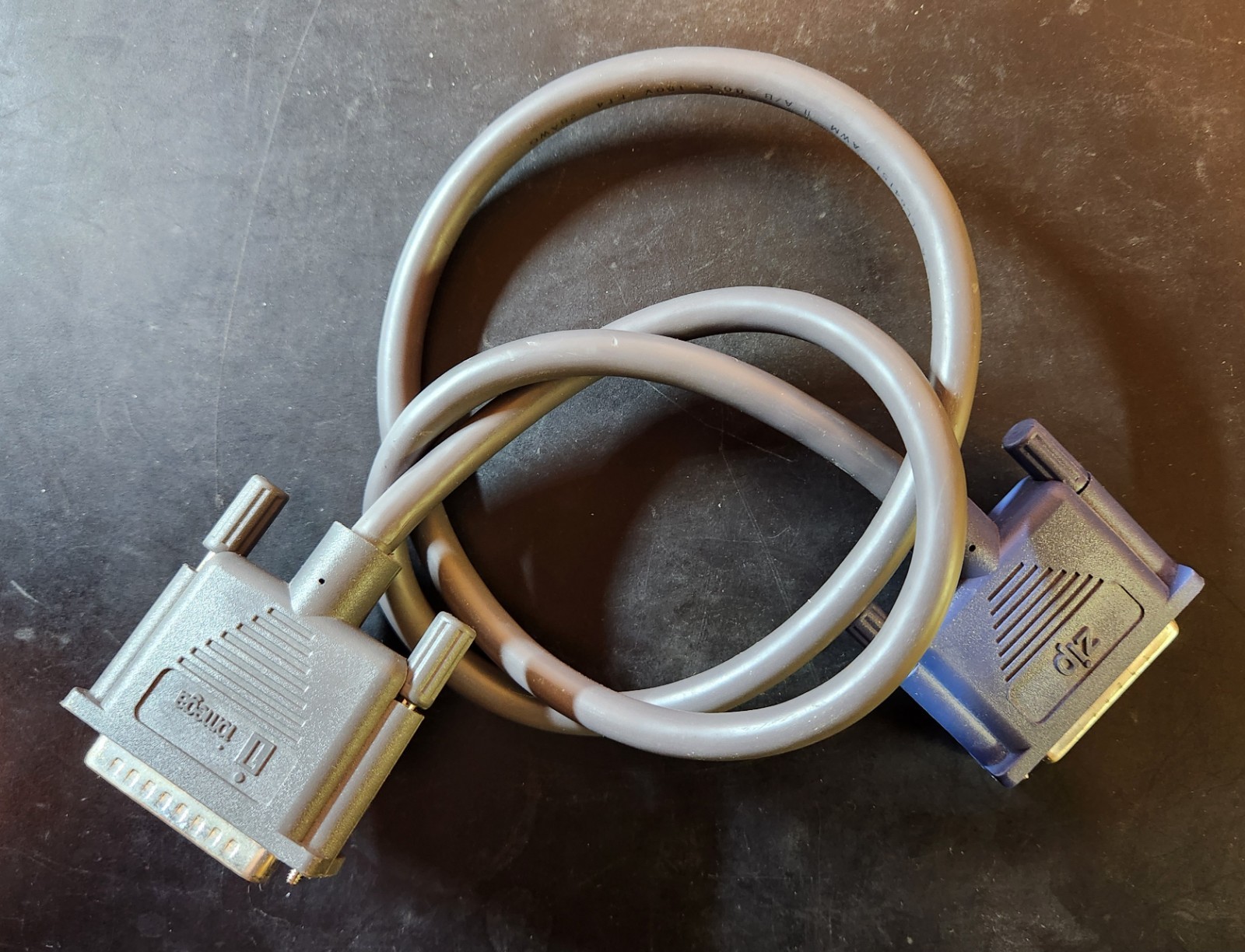 Iomega ZIP Cable - Used - Blue and Grey