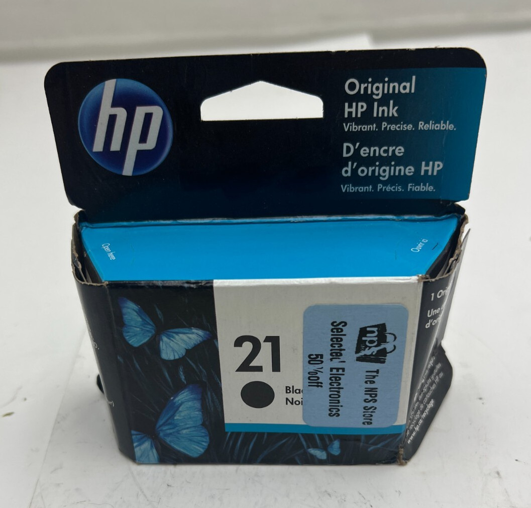 (QTY 7) HP C9351AN 21 Black Ink Cartridge Original HP Ink Standard Cartridge