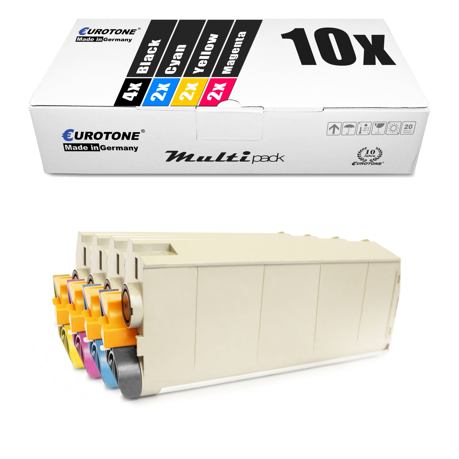 10X Eurotone Eco Toner For OKI ES-7411-DN
