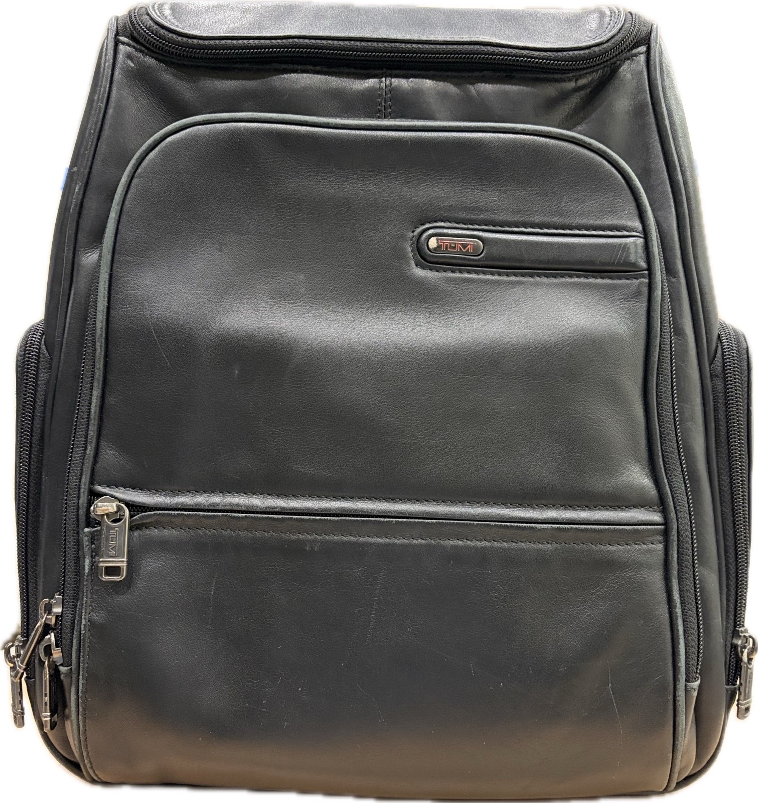 Vintage Tumi - Slim Leather Backpack - 96177D4
