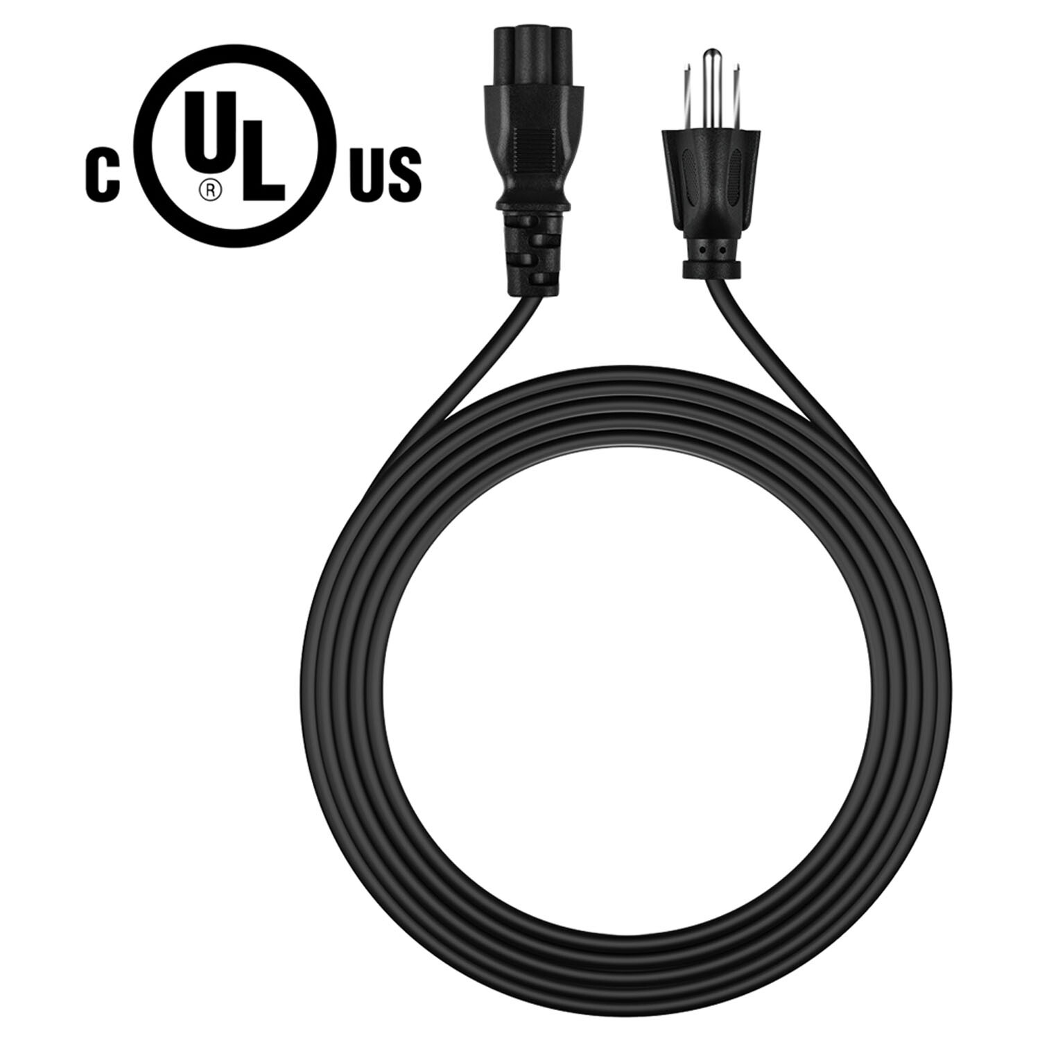 5ft UL AC Power Cord Cable For Ubiquiti PRO 4 USG Enterprise UniFi Gateway Lead