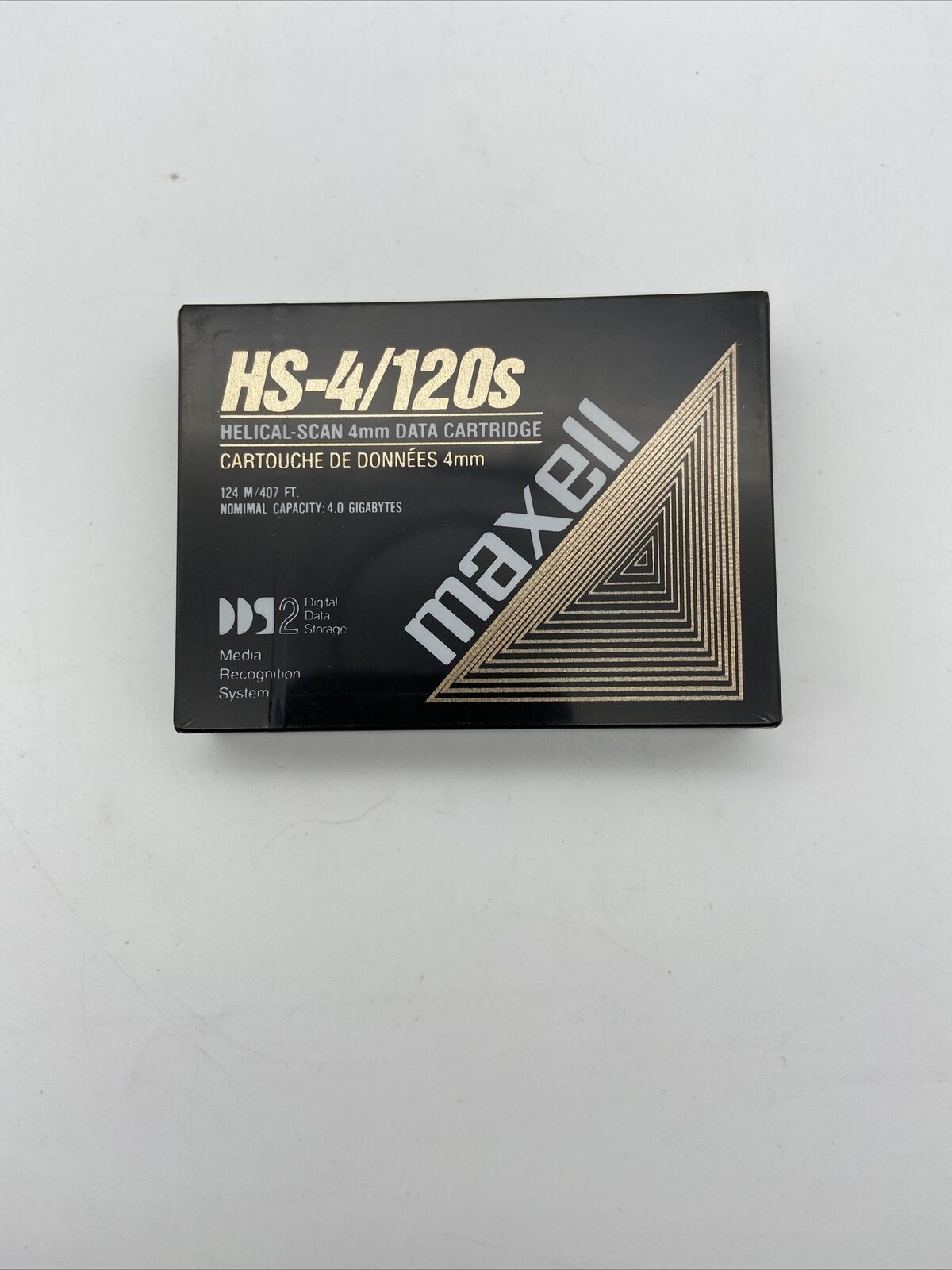 Maxell HS-4/120S 4mm 120M DDS-2 Data Tape 4 GB  - New SEALED