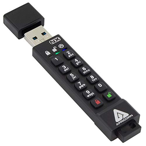 Apricorn ASK3NX128GB 128GB USB 3.1 Flash Drive Black