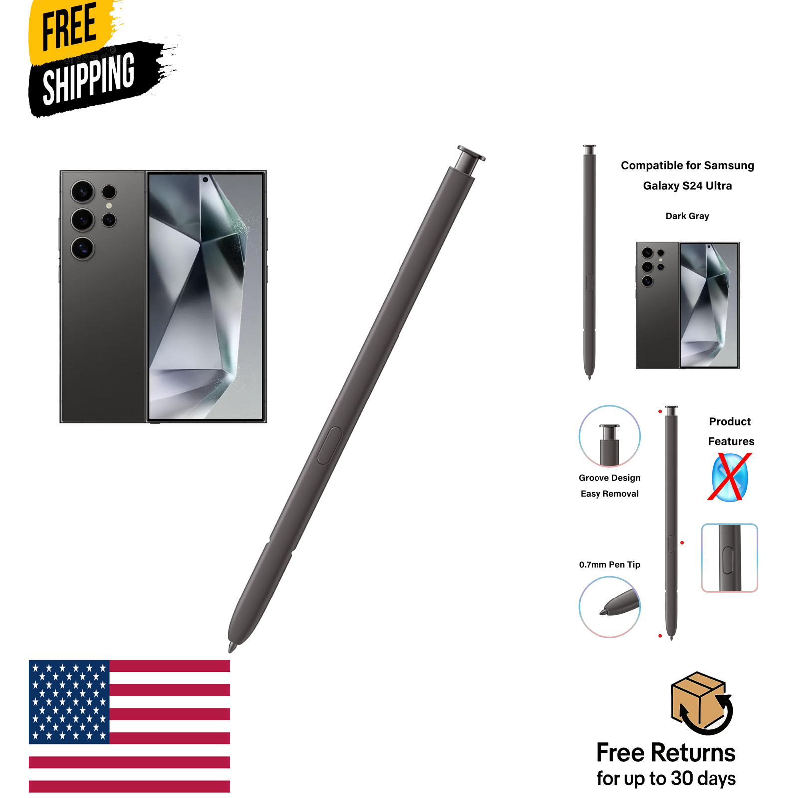 Galaxy S24 Ultra S Pen Replacement Compatible with Samsung Galaxy S24 Ultra,S24