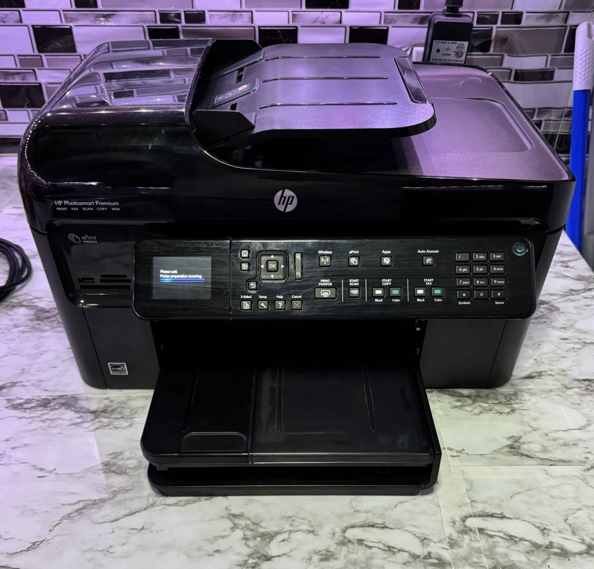 HP Photosmart Premium Fax e-All-In-One C410 Series Printer - Fully Functional