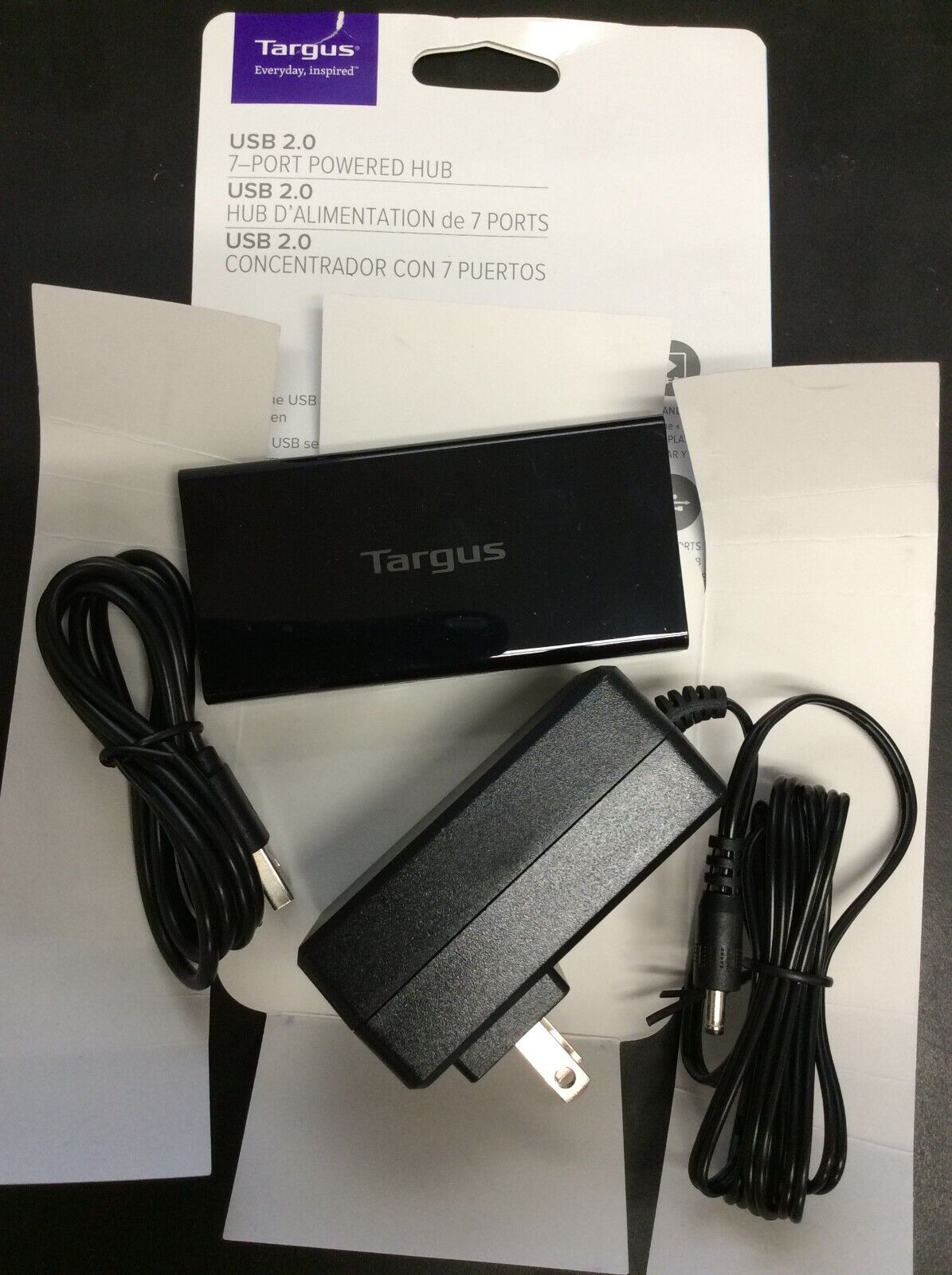 TARGUS USB 2.0 7-Port POWERED Hub ACH215