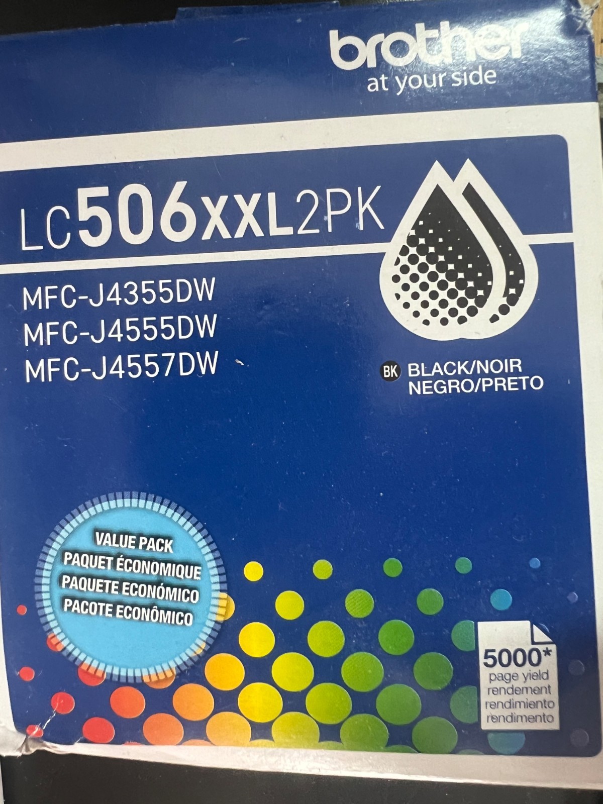 Brother International LC506XXL2PKS Super High Yield Black Ink Cartridges 1212
