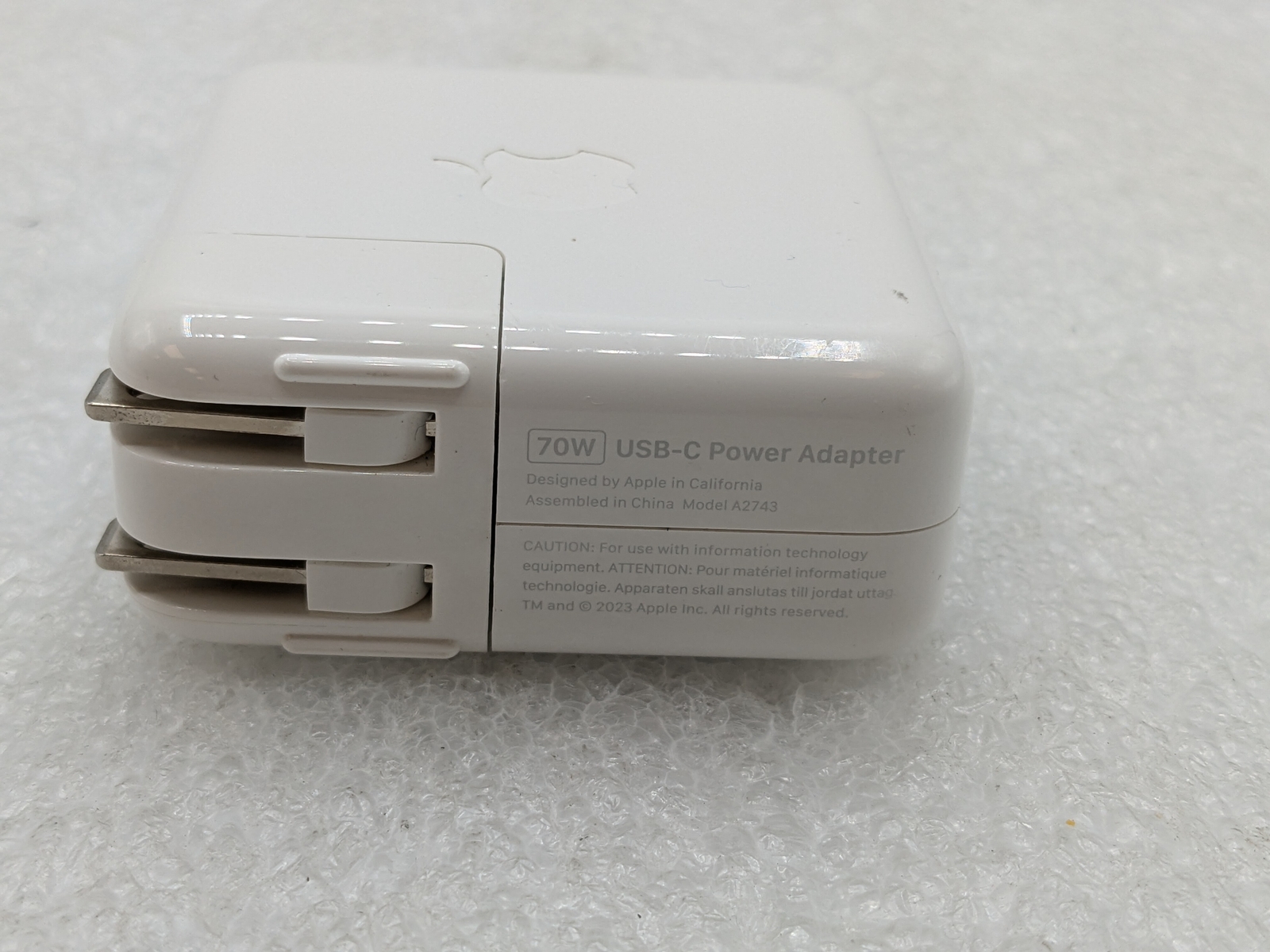 Apple 70W USB-C 70 Watt Power Adapter A2743