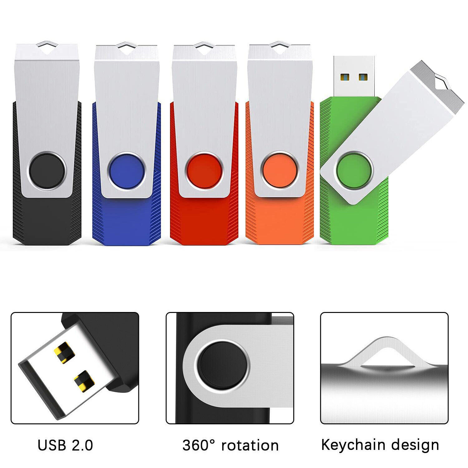 Lot 5/10 Pack 2G Memory Sticks U Disk USB Flash Thumb Drives Storage Blank Media