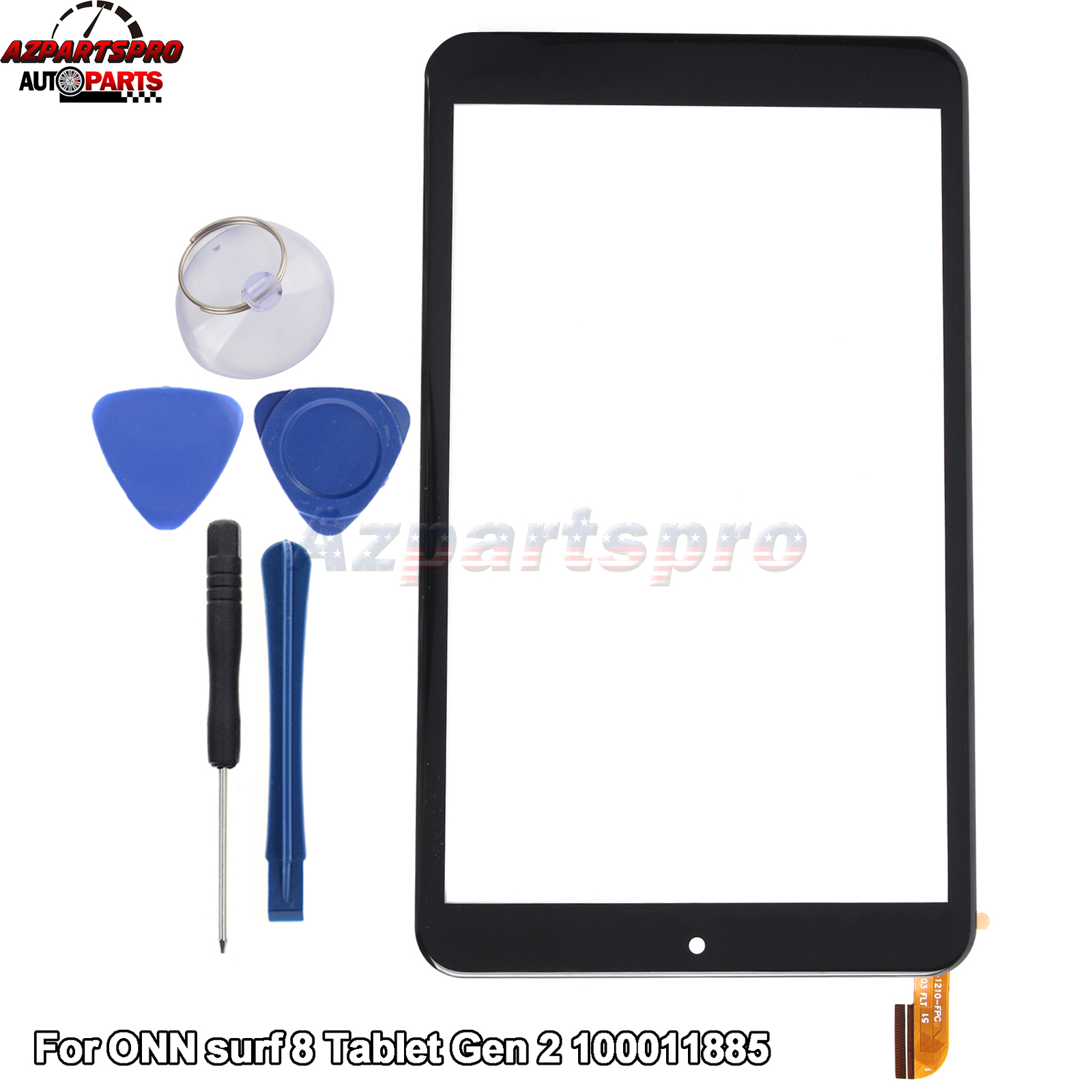 For ONN 8'' surf Tablet Gen 2 100011885 Touch Screen Digitizer New Replacement