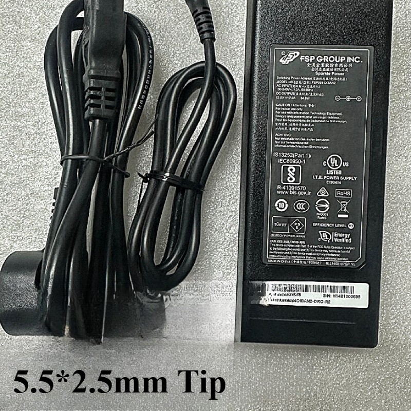 Genuine FSP 84W 12V 7A Charger FSP084-DIBAN2 5.5mm / 6.0mm Tip Power Adapter