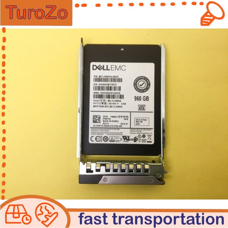 PMT4X 0PMT4X DELL EMC 960GB SATA 6Gb/s Read Intensive 2.5'' SSD 14/15/16G KIT