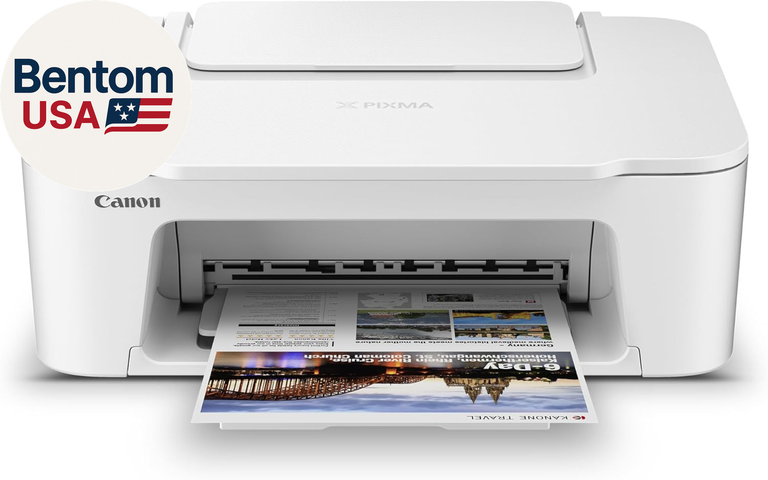 PIXMA TS3720 Wireless All-In-One Printer for Basic Home Printing, White