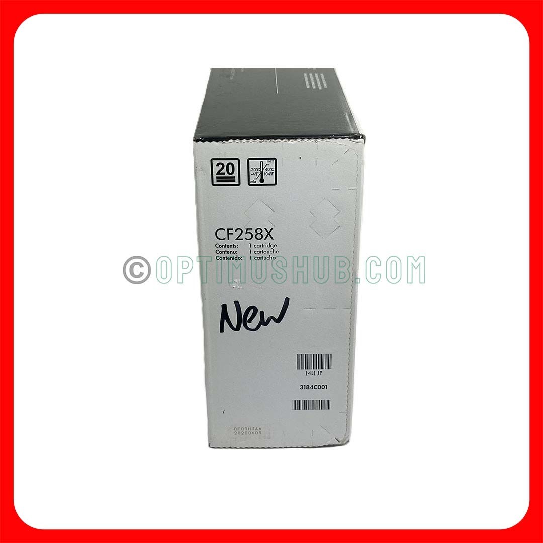 Original HP 58X / CF258X High Yield Black Toner – OPEN BOX BY MISTAKE / New