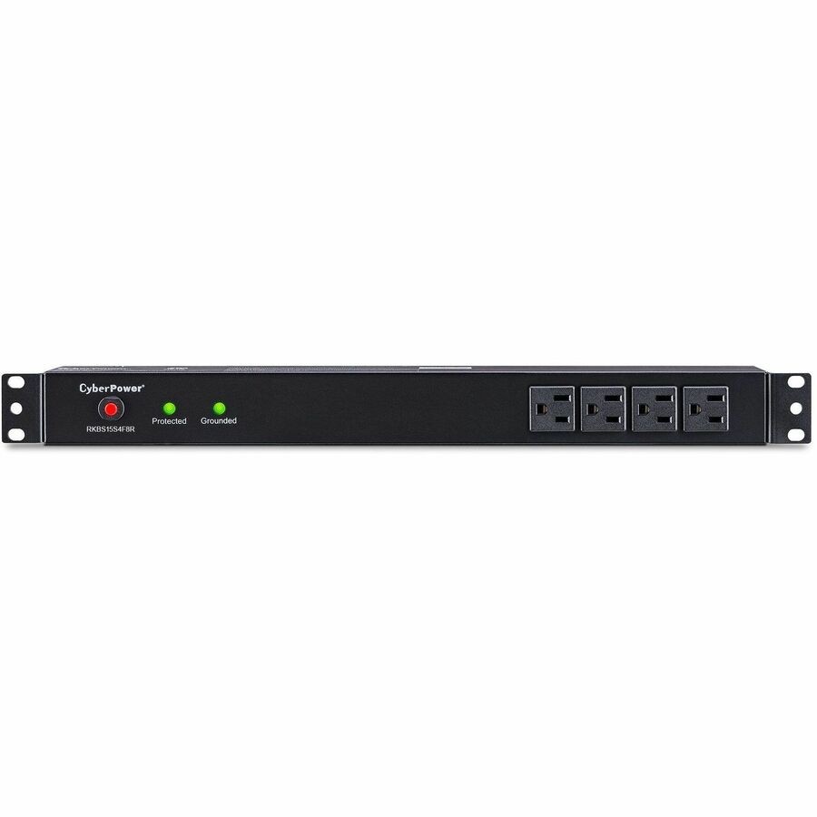CyberPower 1U Rackmount 12-Outlet Rackbar Surge Protector, 3600J