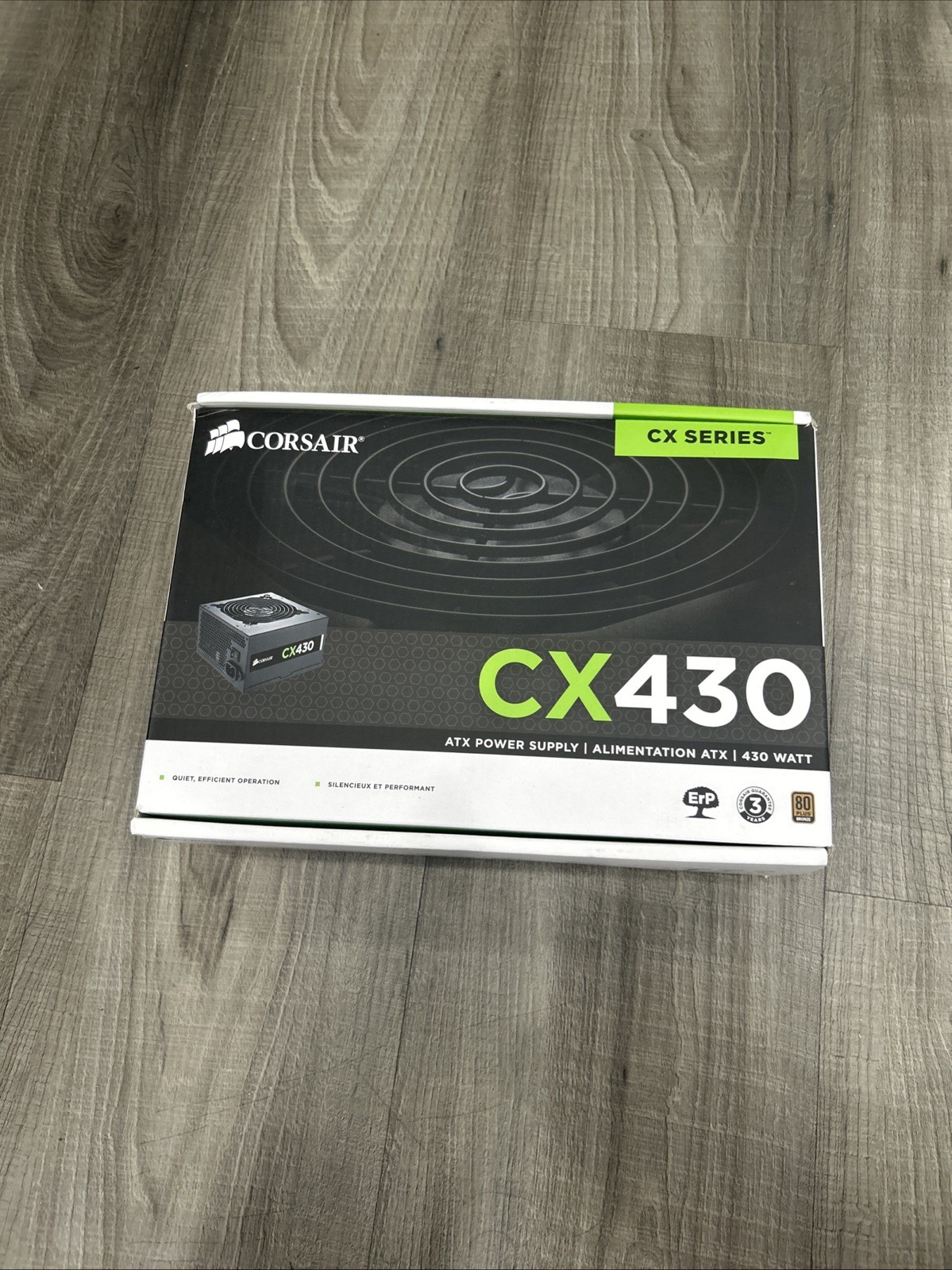 Corsair CX430 75-002016 ATX Modular Power Supply 430 Watt New Open Box