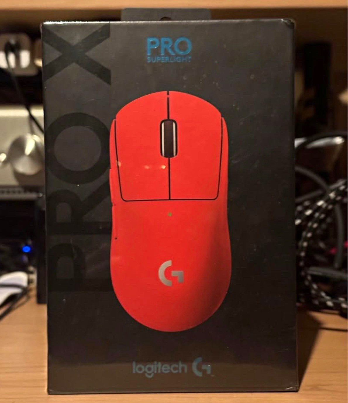 Logitech G PRO SUPERLIGHT Wireless Optical Gaming Mouse - Red