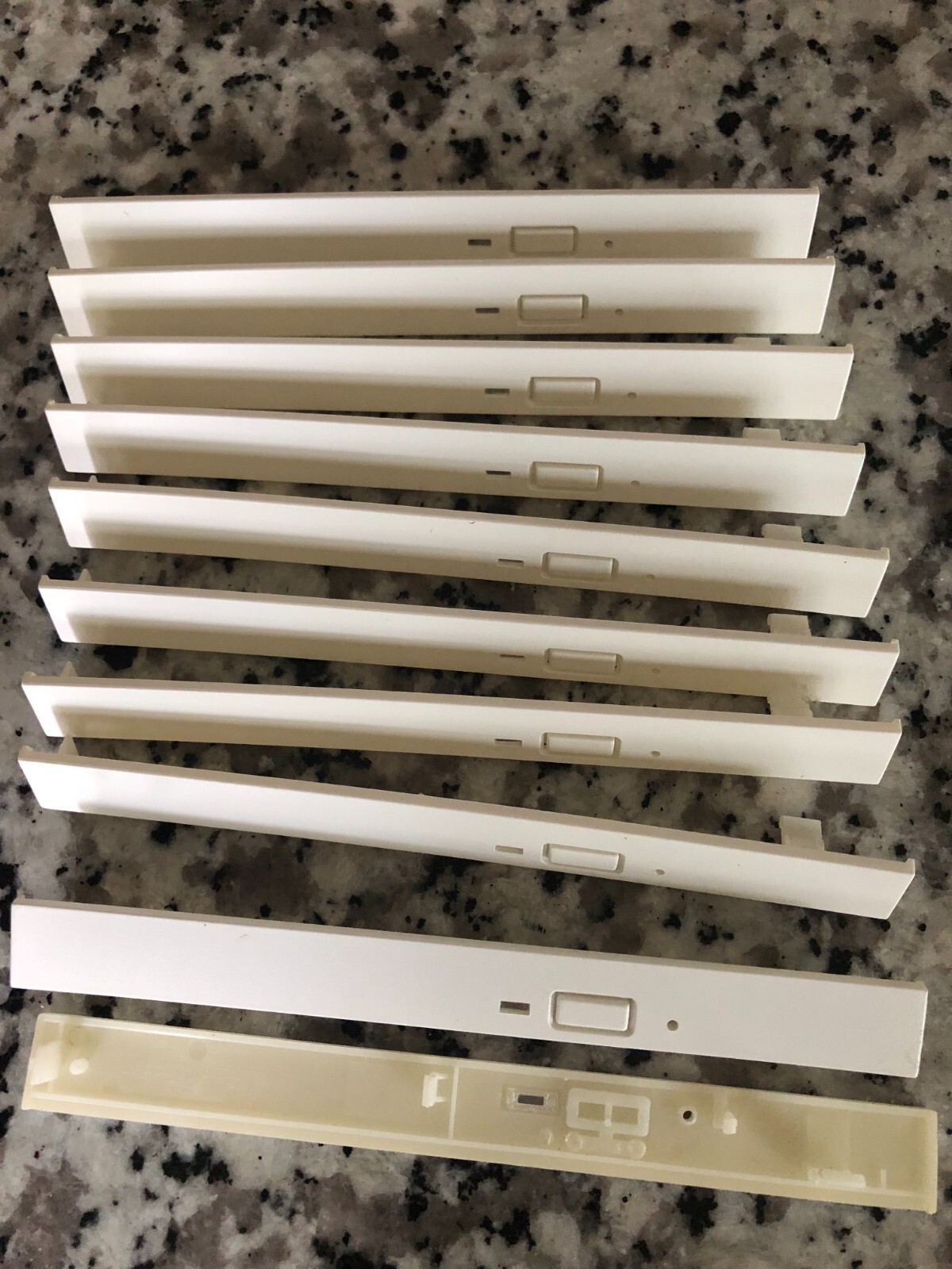 Lot 10 White Bezel faceplate for CD/DVD 12.7mm Optical Drive