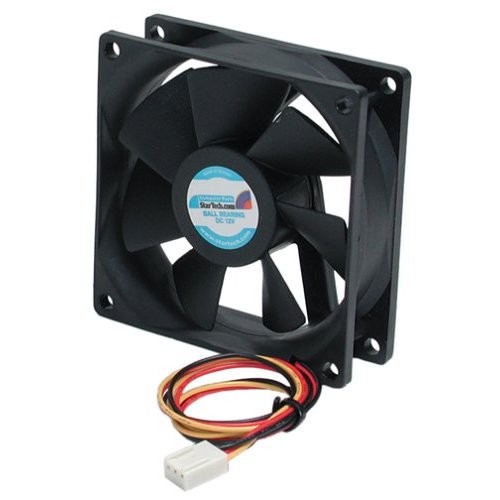 StarTech FAN8X25TX3L 80mm Ball Bearing Case Fan w/ TX3 Connector