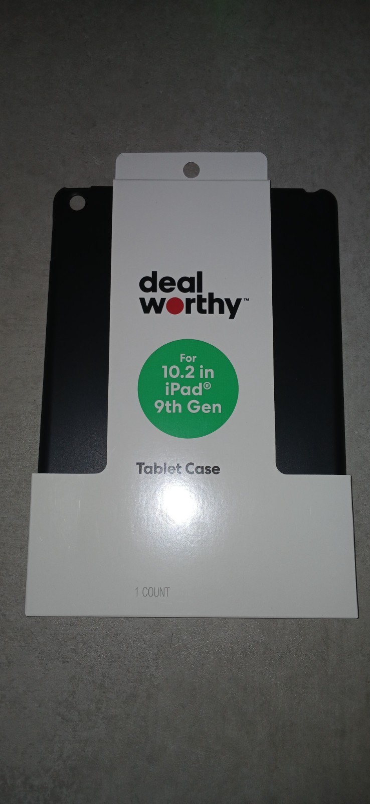 Deal Worthy Apple iPad 9th Gen 10.2" Black Basic Tablet Case