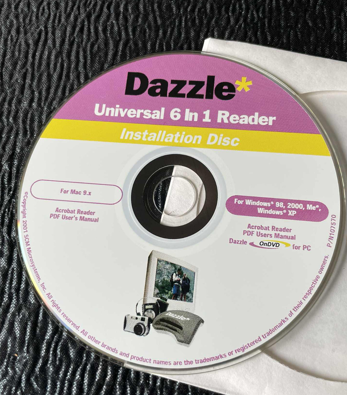 Installation Disc For Dazzle MultiMedia 6-in-1 Reader Windows Mac OnDVD New