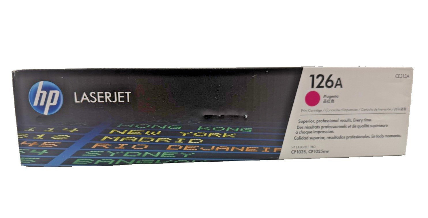 Genuine HP 126A CE313A Magenta Toner Cartridge OEM CP1025 M175 M275 New