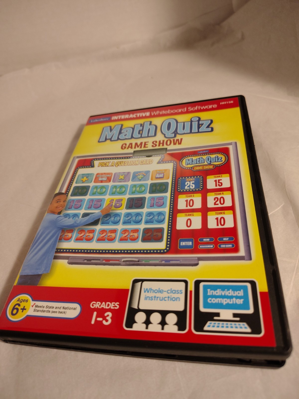 Math Quiz Game Show Interactive Whiteboard (CD-Rom) Lakeshore Grade 1-3