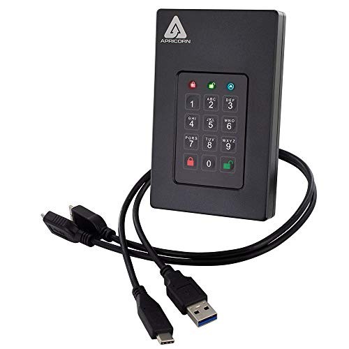 Apricorn AFL3-S2TB Encrypted External SSD 2TB (afl3s2tb)