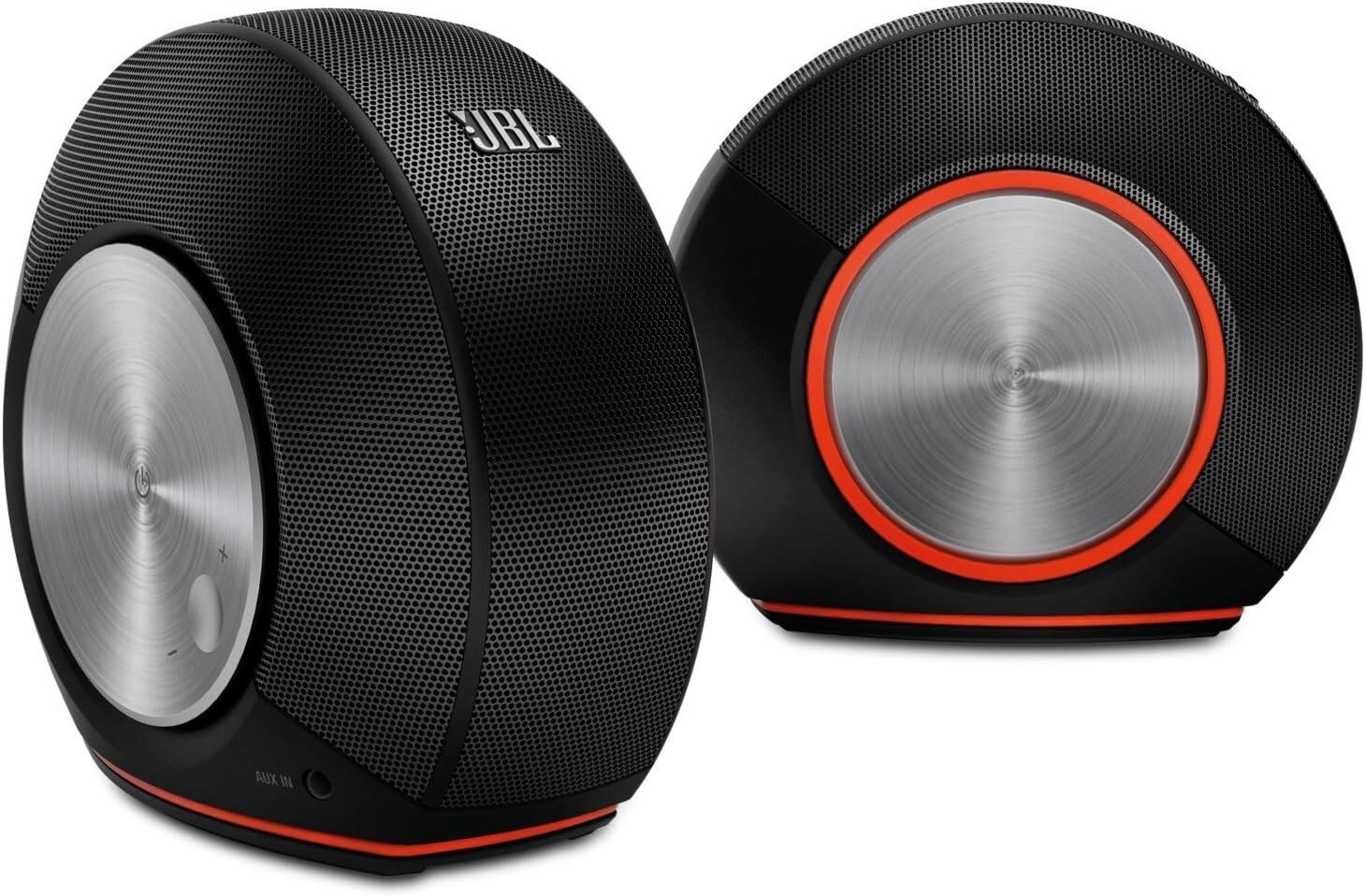 JBL Pebbles Bass Powered Speaker PEBBLESBLKJN USB DAC Black NEW From Japan