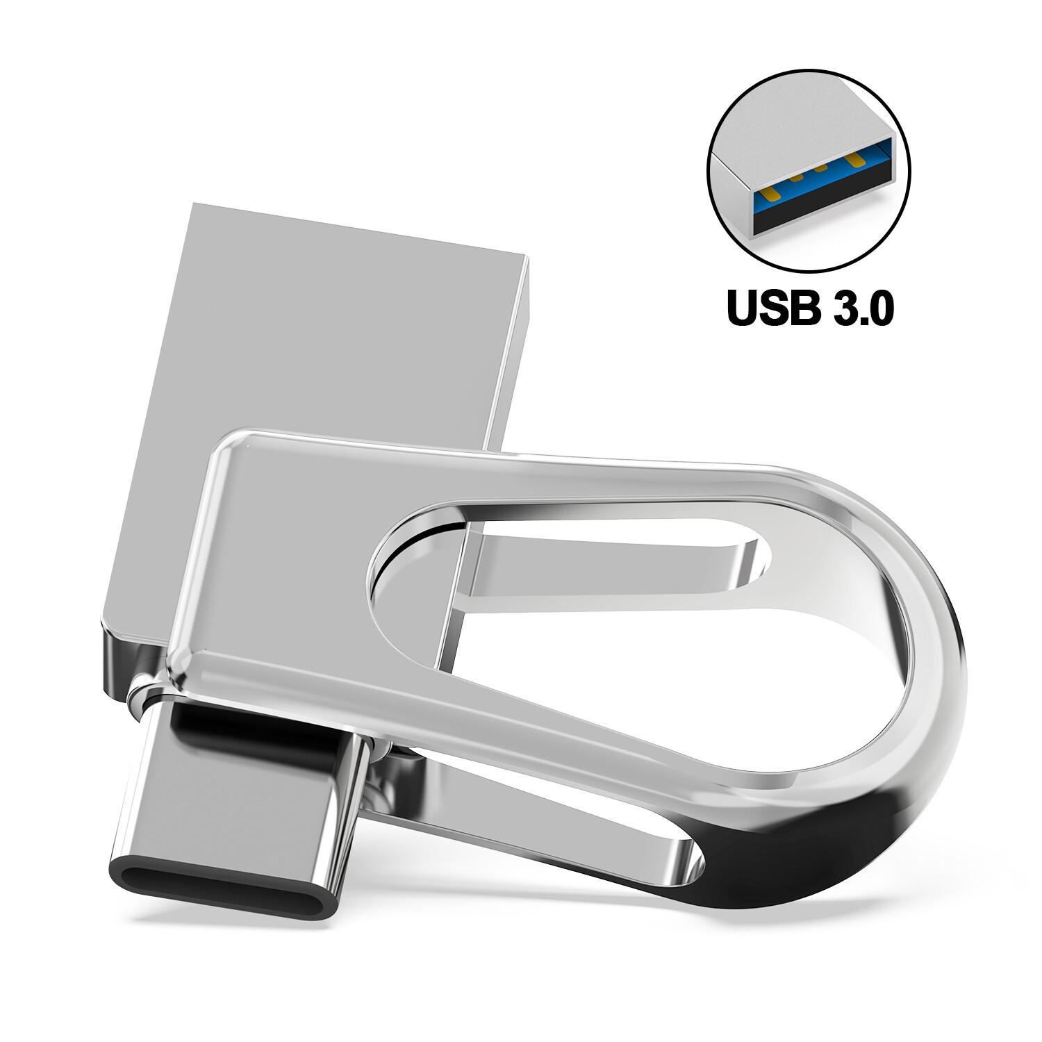 Kootion Ultra Dual USB Type-A /C 32G 64GB 128GB USB 3.0 High Speed USB Drive
