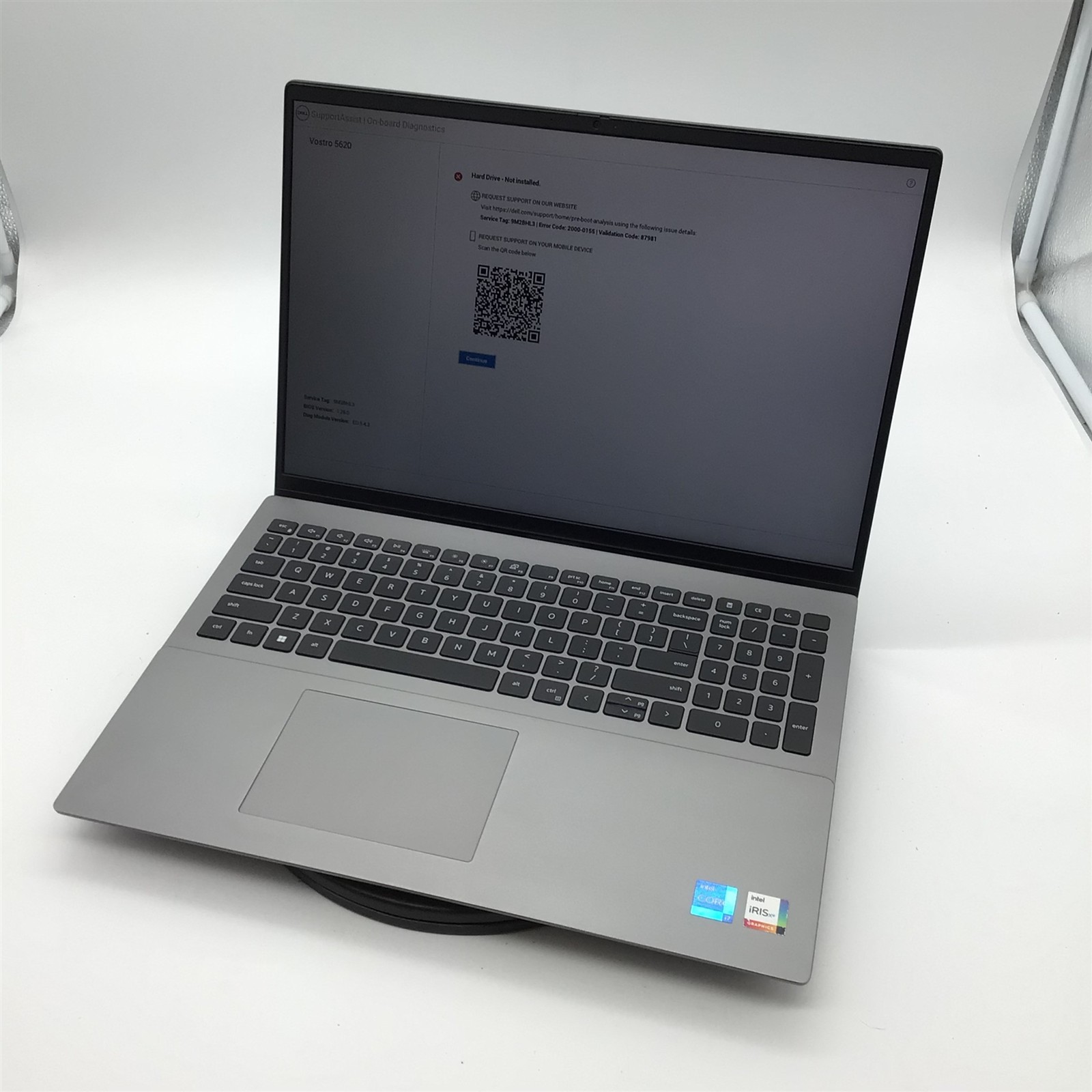 Dell Vostro 5620 i5-1240P/16GB RAM/No SSD