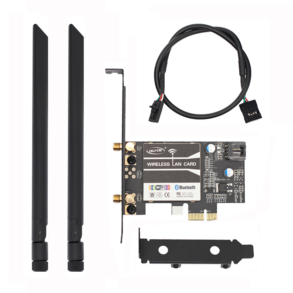 Atheros QCA61x4A QCNFA344A Dual Band AC WiFi BT 4.0 PCI E 1X Desktop Adapter