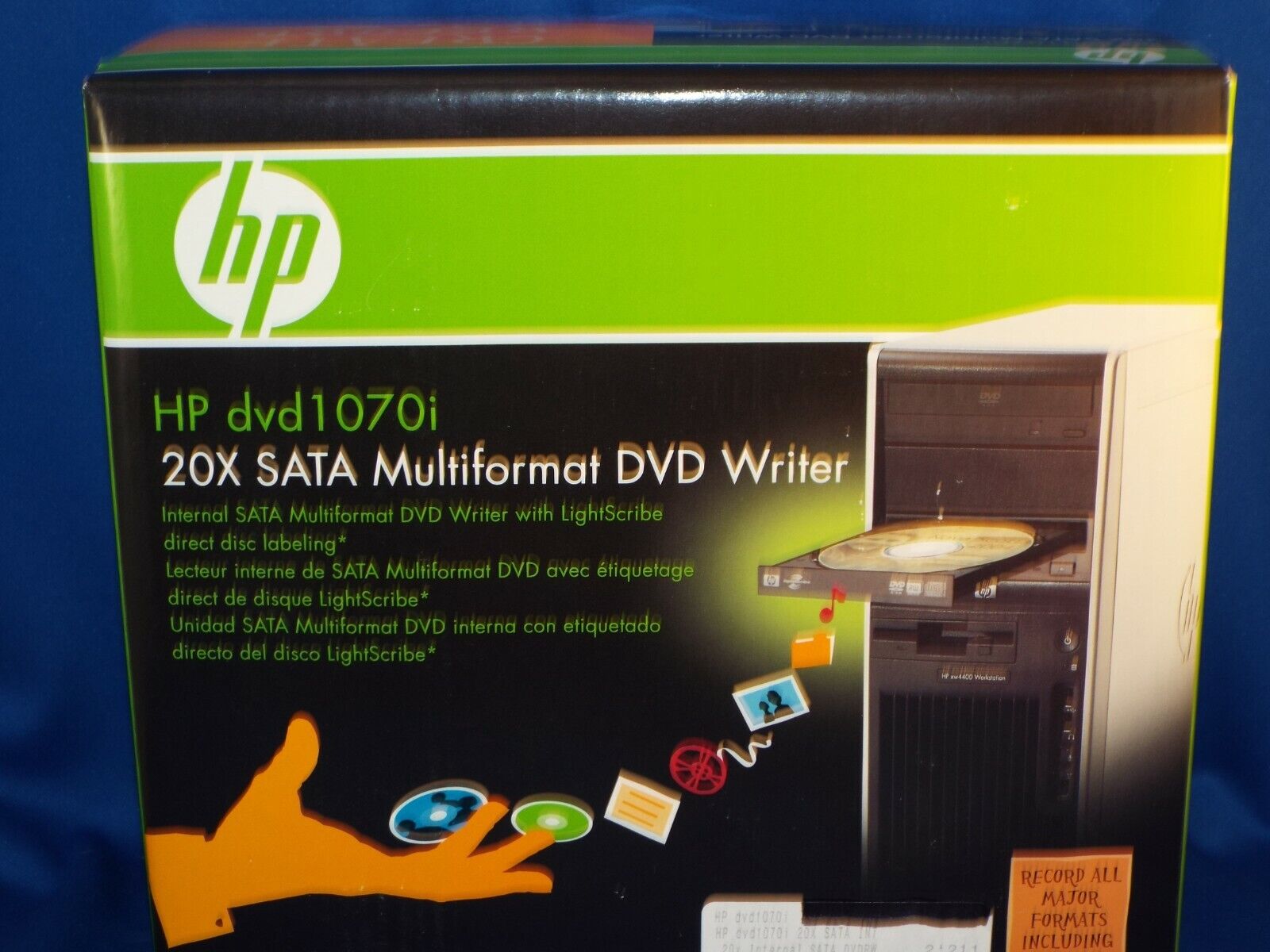 HP  DVD 1070i Internal 20X DVDRW SATA Interface Black