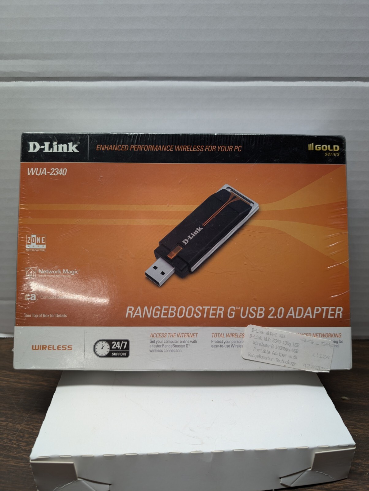 D-link WUA-2340 (DL-WUA2340) Wireless Adapter range booster USB 2.0 gold series