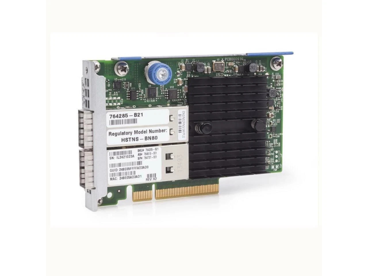 fiber optic network card for HP GEN G8 G9 10GB/40GB 544 FLR QSFP 764285-B21