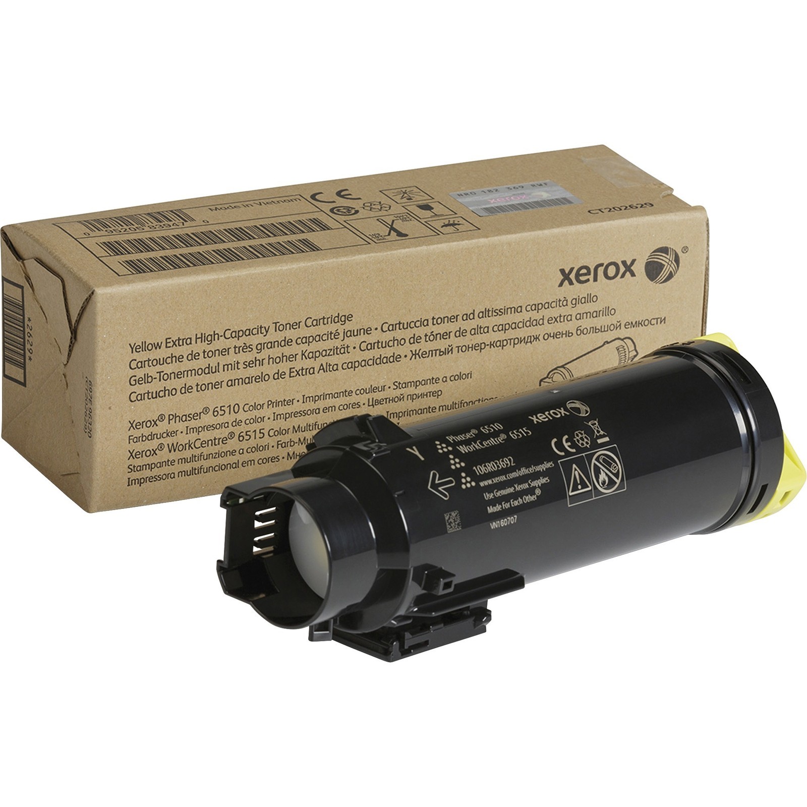 Xerox Original Toner Cartridge - Yellow (106R03692)