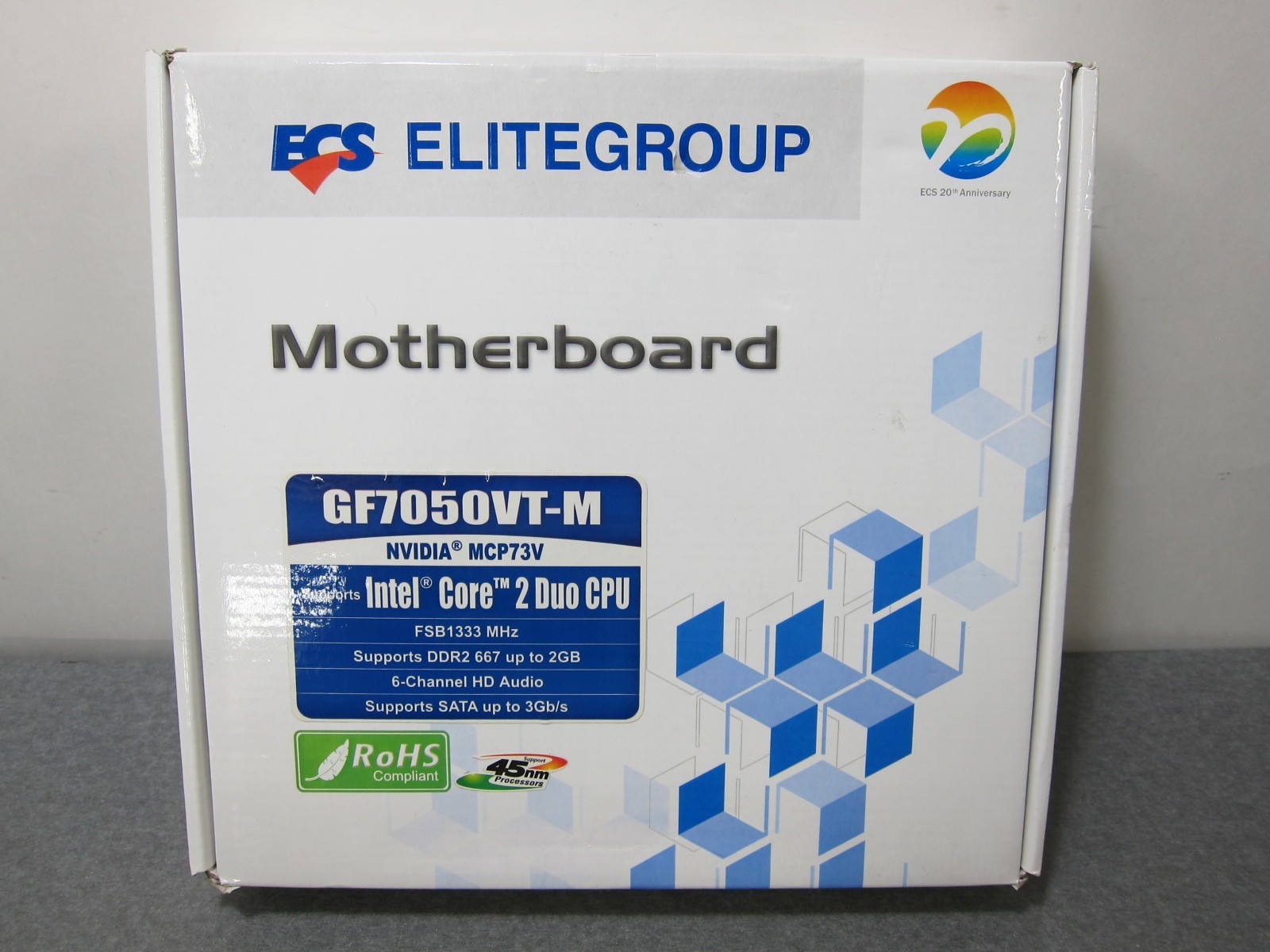 ECS GF7050VT-M Socket 775 GeForce7050 mATX Motherboard IO Shield - NEW OPEN BOX