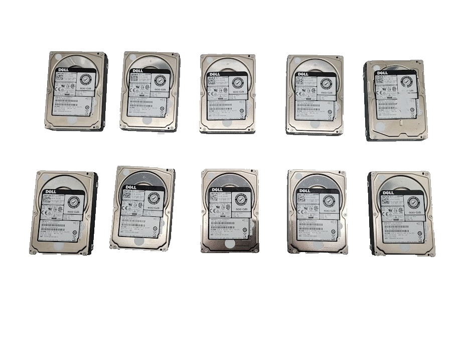 Lot of 10 DELL 0453KG AL14SEB060N 600GB 10K SAS 12Gbps 2.5" Hrad drive