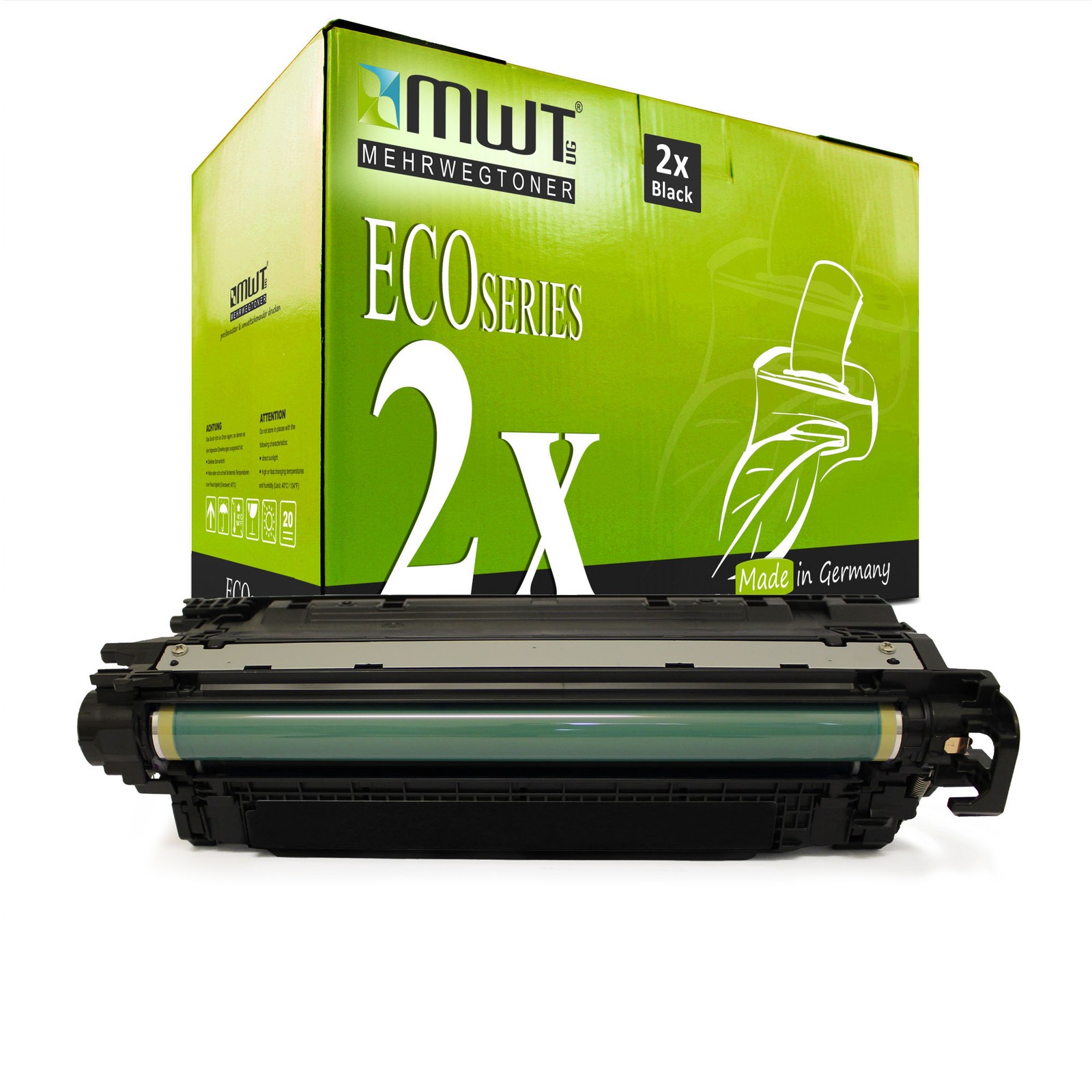 2x MWT ECO Black Toner Cartridge XL For HP MFP M-680-dnm Compatible